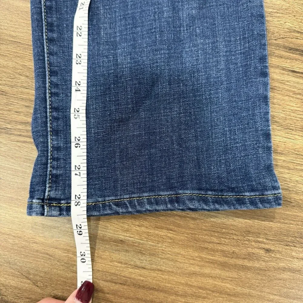 Levis Blue Mid Wash Classic Straight Leg Womens Jeans Size 20W